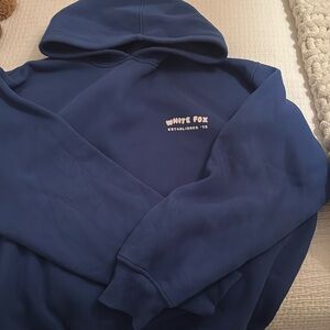 White fox hoodie